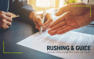 Business Partner Violating a Business Agreement in Mississippi explained by William Guice at Rushing & Guice, PLLC